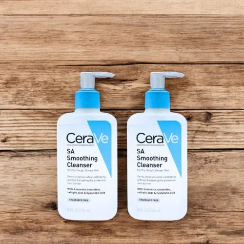 Sữa Rửa Mặt Cerave SA Smoothing Cleanser Xanh Dương Nhỏ 236ml - Dành Cho Da Nhạy Cảm