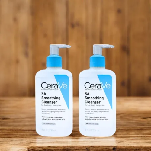 Sữa Rửa Mặt Cerave SA Smoothing Cleanser Xanh Dương Nhỏ 236ml - Dành Cho Da Nhạy Cảm