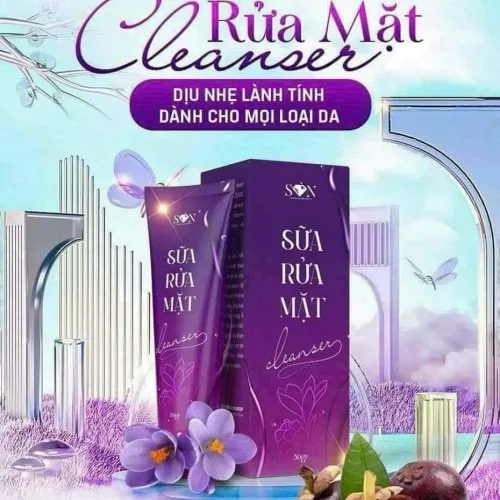 Sữa Rửa Mặt Cleanser Phiên Bản Mới Son Cosmetic Cho dа trắng sáng cải thiện dа bị lão hoá