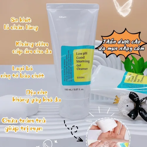 Sữa rửa mặt Corsx sản phẩm không cần review nhiều vì dùng em này thích thật sự