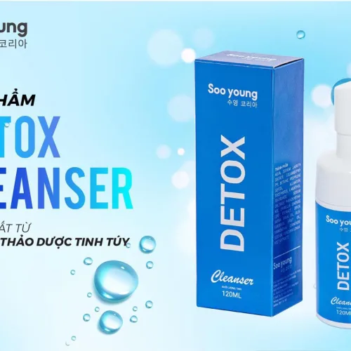 Sữa rửa mặt Detox Cleanser Soo Young - chiết xuất từ các loại thảo dược tinh túy