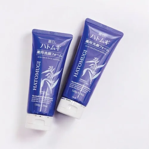 Sữa Rửa Mặt Ý Dĩ Hatomugi Acne Care & Facial Washing Dành Cho Da Mụn 130g