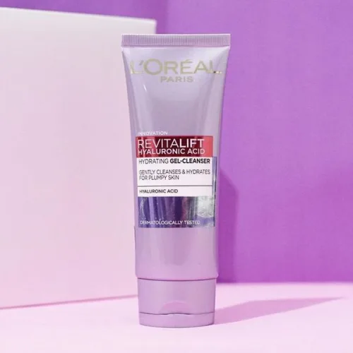 Sữa Rửa Mặt L'oreal Paris  Revitalift Hyaluronic Acid Hydrating Gel-Cleanser 100ml