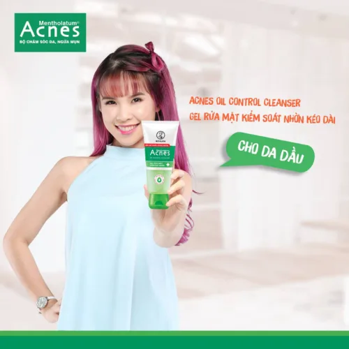 Sữa Rửa Mặt Mentholatum Acnes Oil Control Cleanser 100g - Sữa Rửa Mặt Acnes Dành Cho Da Dầu Nhờn
