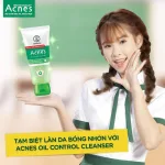 Sữa Rửa Mặt Mentholatum Acnes Oil Control Cleanser 100g - Sữa Rửa Mặt Acnes Dành Cho Da Dầu Nhờn