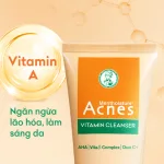 Sữa Rửa Mặt Mentholatum Acnes Vitamin Cleanser 100g - Sữa Rửa Mặt Acnes Dành Cho Da Thâm Mờ Thâm Sẹo