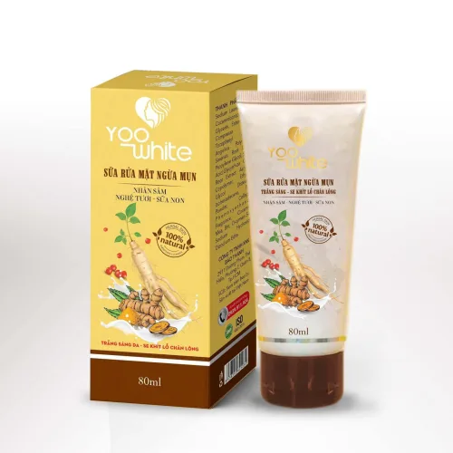 Sữa rửa mặt ngừa mụn Yoo White