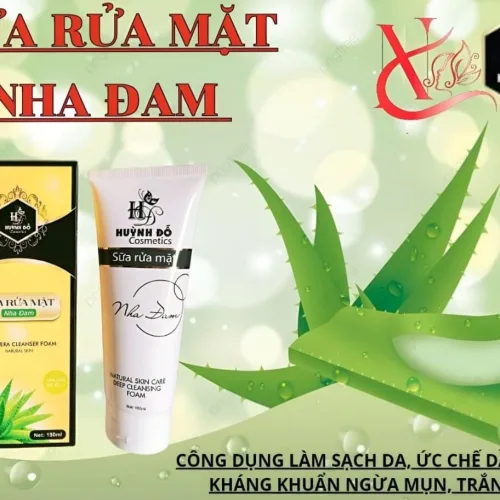 Sữa Rửa Mặt Nha Đam Huỳnh Đỗ thức tỉnh làn da