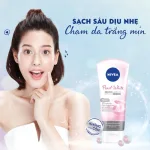 Sữa Rửa Mặt Nivea Đất Sét Ngọc Trai Hỗ Trợ Làm Sáng Da 5 In 1 Màu Xám 100g