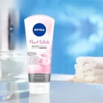Sữa Rửa Mặt Nivea Đất Sét Ngọc Trai Hỗ Trợ Làm Sáng Da 5 In 1 Màu Xám 100g