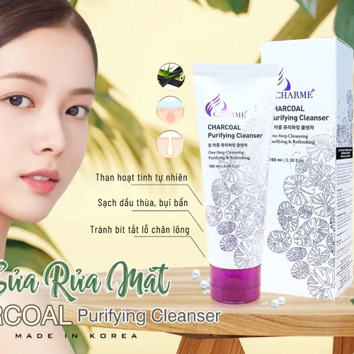 Sữa rửa mặt nước hoa Charme Chacoal có gì khác biệt