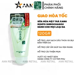Sữa Rửa Mặt Rohto Shirochasou Trà Xanh Nhật Bản 120g