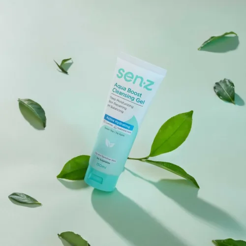 Sữa Rửa Mặt Senz Aqua Boost Cleansing Gel Chiết Xuất Trà Xanh 150ml - Sữa Rửa Mặt Cho Da Khô