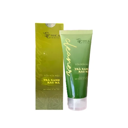 Sữa Rửa Mặt Sica White Trà Xanh Rau Má
