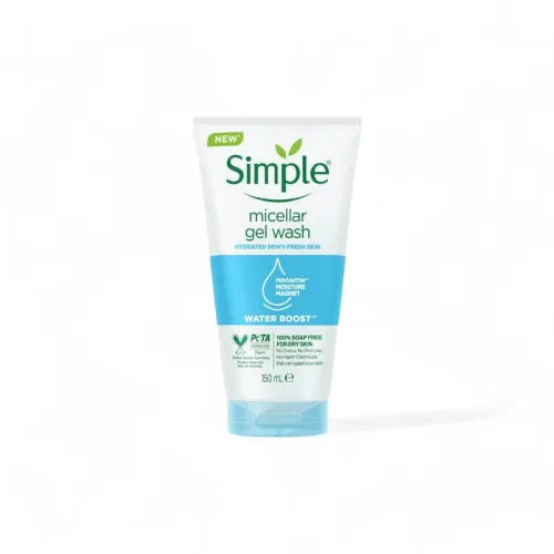 Sữa Rửa Mặt Simple Micellar Gel Wash Cho Da Dầu Mụn 150ml