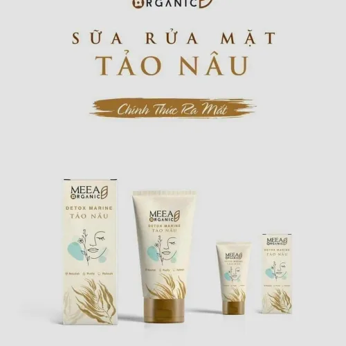 Sửa Rửa Mặt Tảo Nâu Detox Marine  100g + Tặng 1 tuýp srm mini 30g