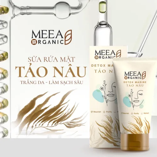 Sữa Rửa Mặt Tảo Nâu Meea Organic Detox Marine