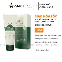 Sữa Rửa Mặt Thanh Tô Acne Clear Cleanser Dành Cho Da Mụn 100g