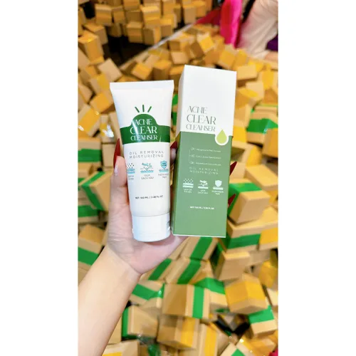 Sữa Rửa Mặt Thanh Tô Acne Clear Cleanser Dành Cho Da Mụn 100g