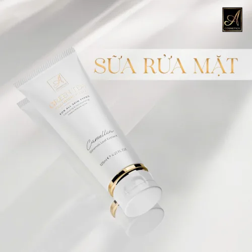Sữa Rửa Mặt Trà Xanh A Cosmetics Phương Anh 125ml Phiên Bản Mới
