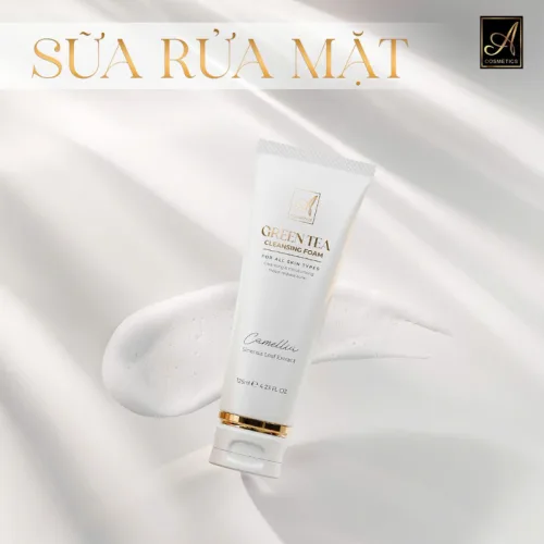 Sữa Rửa Mặt Trà Xanh A Cosmetics Phương Anh 125ml Phiên Bản Mới