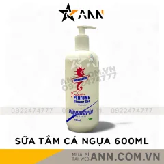 Sữa Tắm Cá Ngựa Algemarin Hương Nước Hoa Chai Vòi 600ml