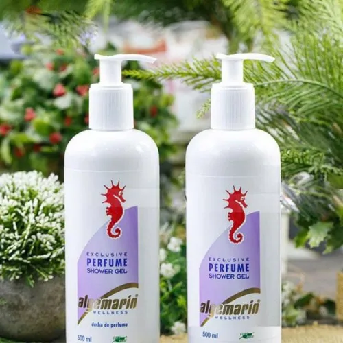 Sữa Tắm Cá Ngựa Algemarin Hương Nước Hoa Chai Vòi 600ml
