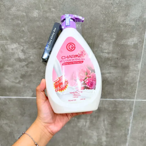 Sữa Tắm Charme Hương Hoa Hồng - Sữa Tắm Hương Nước Hoa Charme 1 Lít