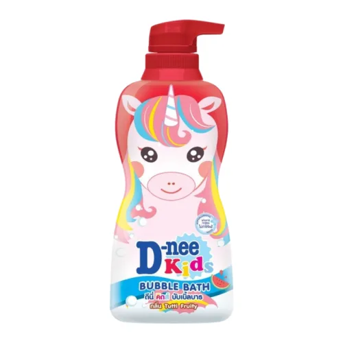 Sữa Tắm Gội Toàn Thân Cho Bé Dnee Kid Thái Lan Màu Đỏ 400ml hương dưa hấu hình con ngựa
