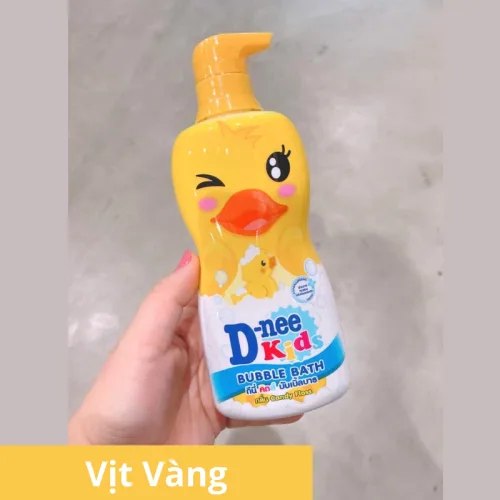 Sữa Tắm Gội Toàn Thân Cho Bé Dnee Kid Thái Lan Vịt Vàng 350ml