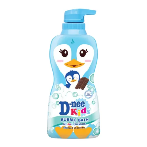 Sữa Tắm Gội Toàn Thân Cho Bé Dnee Kid Thái Lan Hình Chim Cánh Cụt  Màu Xanh Dương 400ml