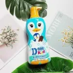 Sữa Tắm Gội Toàn Thân Cho Bé Dnee Kid Thái Lan Hình Chim Cánh Cụt  Màu Xanh Dương 400ml