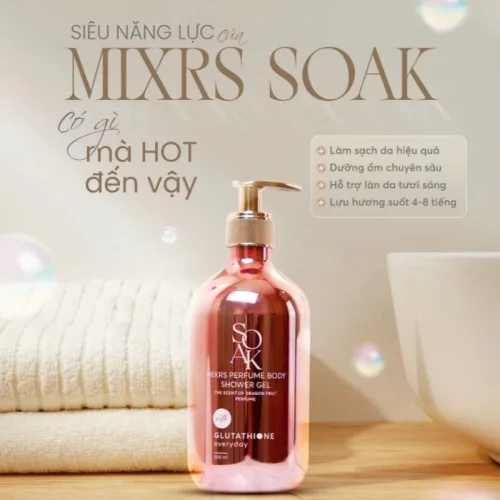 Sữa Tắm Hương Nước Hoa Soak Mixrs 500ml