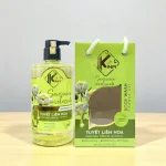 Sữa Tắm Kina Hương Nước Hoa Tuyết Liên 900ml - Hỗ Trợ Cấp Ẩm Dưỡng Sáng Da Mịn Màng - Tặng Kèm 1 Bông Tắm