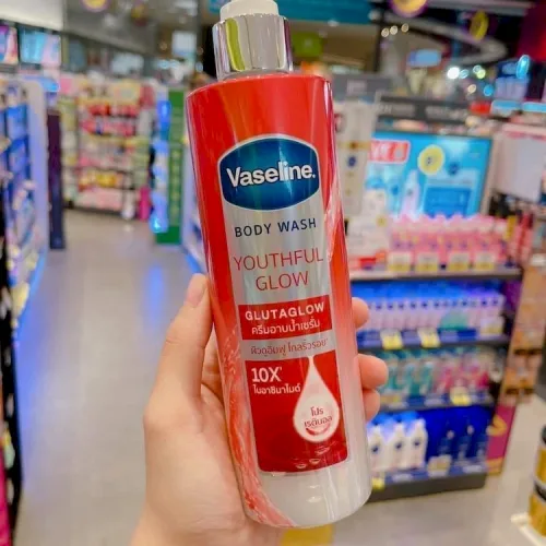 Sữa Tắm Màu Đỏ Vaseline Body Wash Youthful Glow 10X 425ml