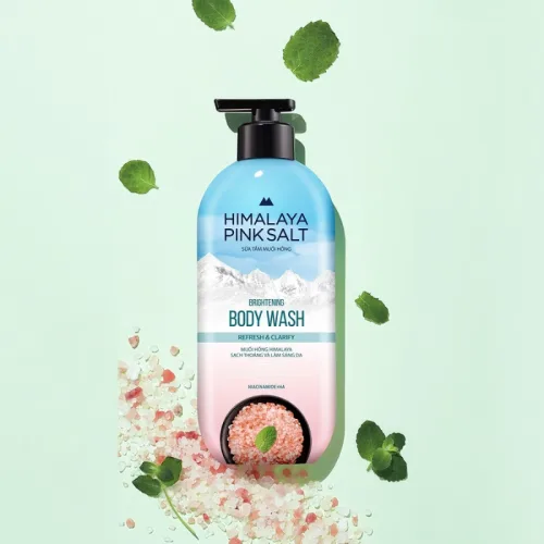 Sữa Tắm Muối Hồng Himalaya Pink Salt Refresh & Clarify Làm Sạch Dưỡng Ẩm 500g
