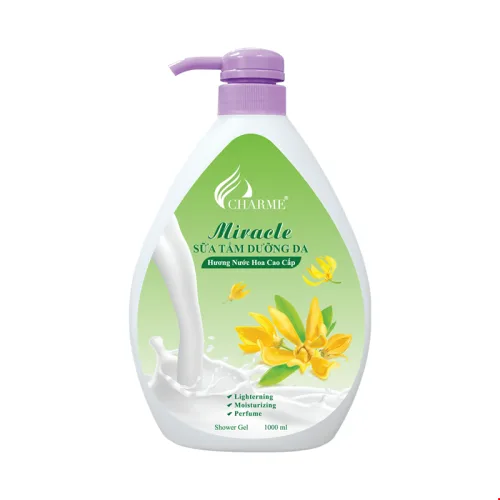 Sữa Tắm Nước Hoa Charme Miracle 1000ml Hương Ngọc Lan Tây