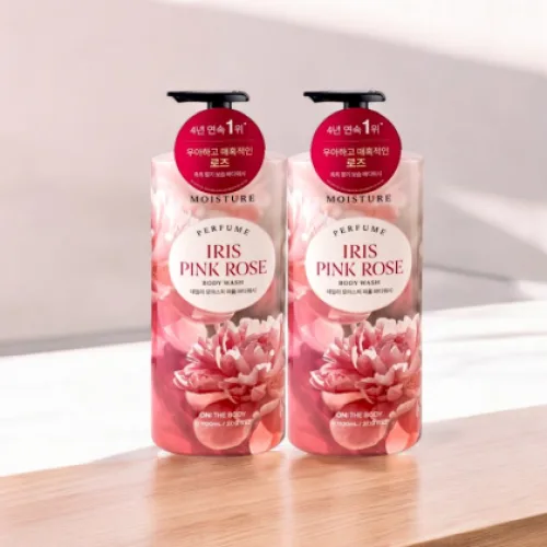Sữa Tắm Nước Hoa On The Body Màu Hồng Iris Pink Rose 1100ml