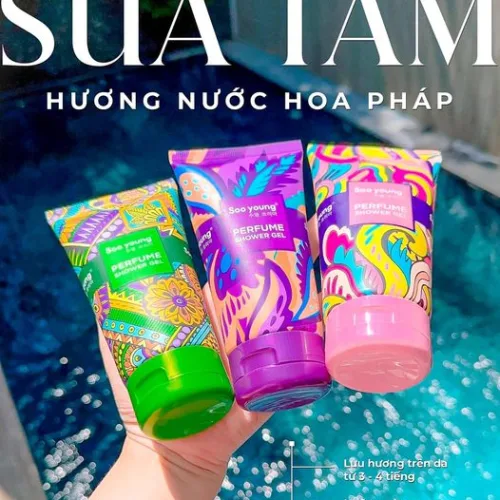 Sữa Tắm Nước Hoa Soo Young Màu Hồng
