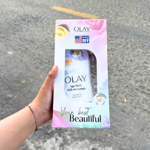 Sữa Tắm Olay Age Defying Body Wash Vitamin E 650ml