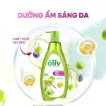 Sữa Tắm Ôliu Ôliv 3x Dưỡng Ẩm 650ml Hồng - Tặng Dầu Gội Ôliu Giúp Giảm Gãy Rụng Tóc