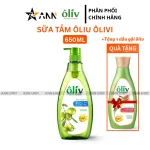 Sữa Tắm Ôliu Ôliv 3x Dưỡng Ẩm 650ml Xanh Dương - Tặng Dầu Gội Ôliu Giúp Giảm Gãy Rụng Tóc
