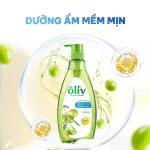 Sữa Tắm Ôliu Ôliv 3x Dưỡng Ẩm 650ml Xanh Dương - Tặng Dầu Gội Ôliu Giúp Giảm Gãy Rụng Tóc
