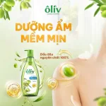 Sữa Tắm Ôliu Ôliv 3x Dưỡng Ẩm 650ml Xanh Dương - Tặng Dầu Gội Ôliu Giúp Giảm Gãy Rụng Tóc
