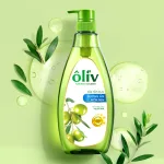 Sữa Tắm Ôliu Ôliv 3x Dưỡng Ẩm 650ml Xanh Dương - Tặng Dầu Gội Ôliu Giúp Giảm Gãy Rụng Tóc