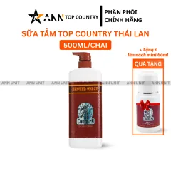 Sữa Tắm Top Country Ngựa Thái Lan Mistine 500ml/Chai - Tặng 1Lăn Nách Nam Ngựa Đỏ Top Country