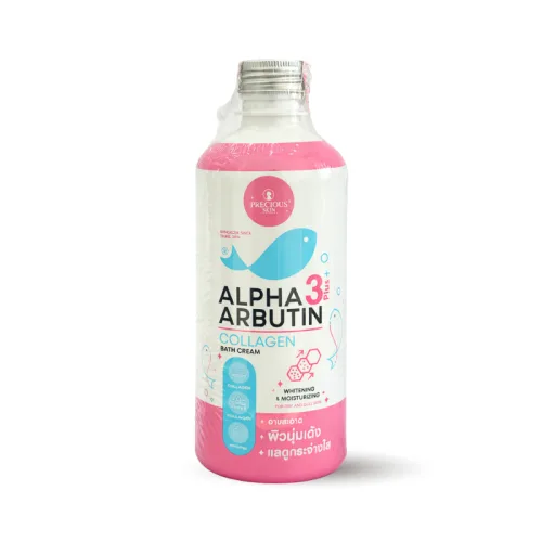 Sữa Tắm Trắng Da Alpha Arbutin 3Plus+ Precious Skin Collagen Bath Cream 350ml - Phiên Bản Mới