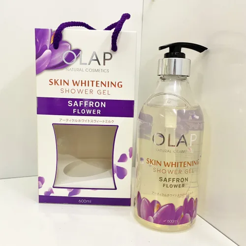 Sữa Tắm Trắng Da Olap French Màu Tím 600ml