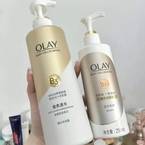 Sữa Tắm Trắng Da Olay B3 Vitamin C Bản Trung Tắm lên cái mà da trắng sáng ẩm mịn mê gì đâu