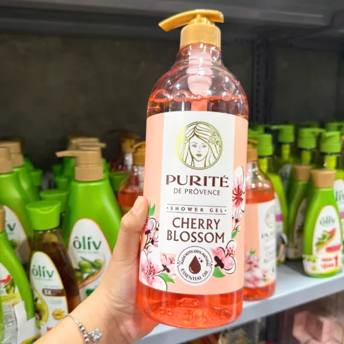 Sữa Tắm Purite Hương Hoa Anh Đào Cherry Blossom 1,1 Lít - Sữa Tắm Dưỡng Sáng Da